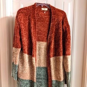 Cardigan, stripe. Soft material